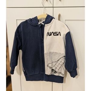 Marks & Spencer NASA Hoodie - Navy and White
